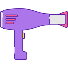 Hair Dryer Illustration PNG Transparent Background