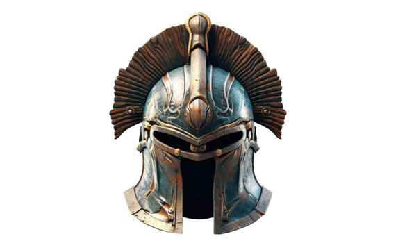 Ancient Warrior's Headgear on Transparent PNG