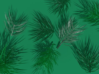 Obraz premium Christmas tree branches