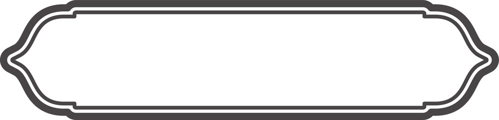 Obraz premium Islamic window frame. Indian and Arabic design with ornament for banner background. Turkish ribbon template. Muslim oriental sale sticker and header for text.