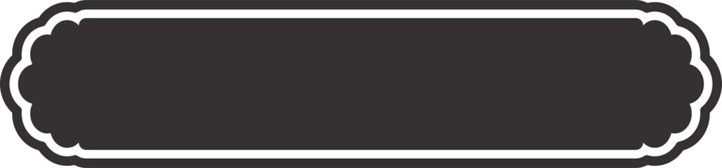 Obraz premium Islamic window frame. Indian and Arabic design with ornament for banner background. Turkish ribbon template. Muslim oriental sale sticker and header for text.