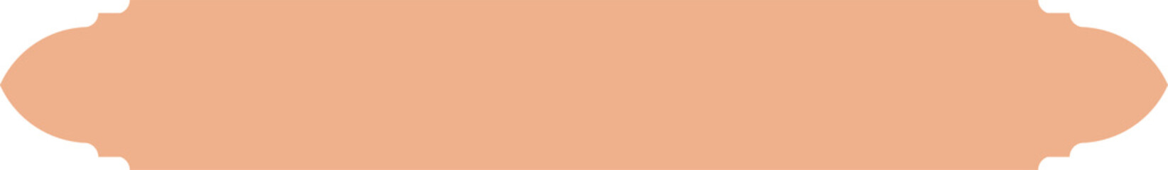 Islamic window frame. Indian and Arabic design with ornament for banner background. Turkish ribbon template. Muslim oriental sale sticker and header for text.