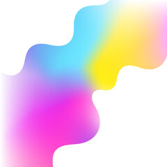 Colorful wavy background. Liquid color