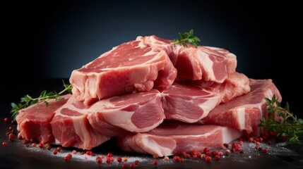 raw pork filet 
