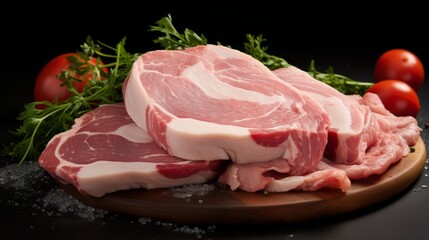 raw pork