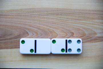 The coming year 2004 in the form of a game of dominoes