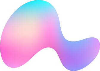 Fluid shape. Liquid color