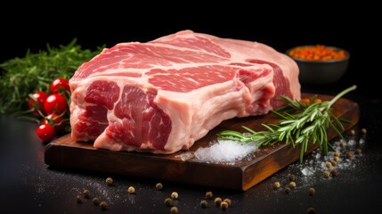 raw pork