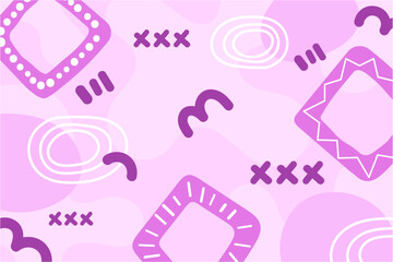 Hand drawn abstract purple color background