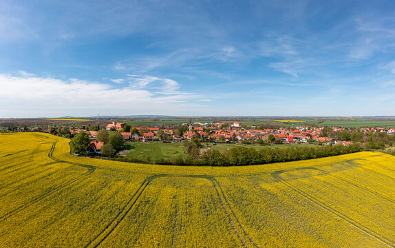 Luftbildaufnahmen Landkreis Harz Blick nach Eilenstedt