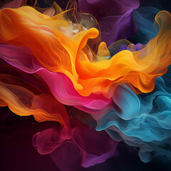 background abstraction red blue green orange colours colourful wallpaper