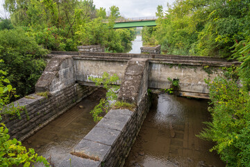 Fototapeta na wymiar Old Erie Canal State Historic Site