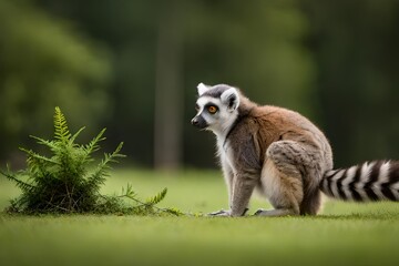 lemur on a tree