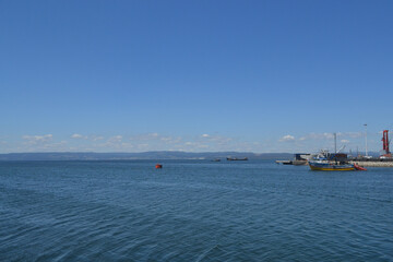 Obraz premium a fishing and trading port in the south of Chile
