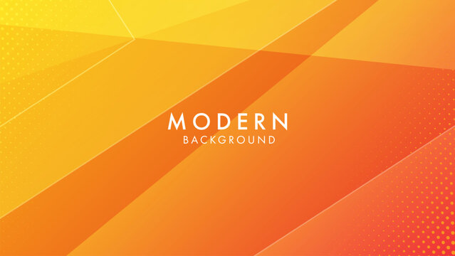 Minimal orange gradient geometric background