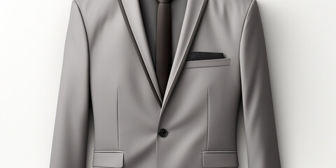 abstract Suit for business concept on white background