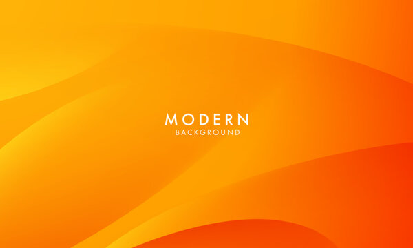 abstract orange background with dynamic waves layer