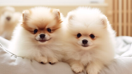 Obraz premium Pomeranians
