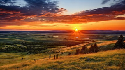 sky outdoor scenery sunrise landscape illustration summer beautiful, sun view, light scenic sky outdoor scenery sunrise landscape