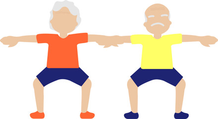 A Happy Old Couple