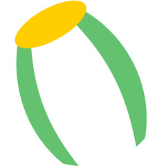 illustration of a green and white