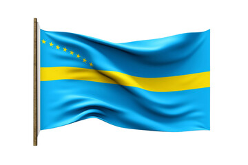 National Flag of Rwanda Isolated on transparent background