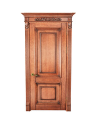  wooden door, entrance realistic door isolated or Traditional Wooden Door. png transparency