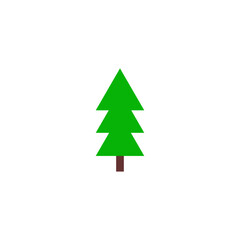 christmas tree vector icon