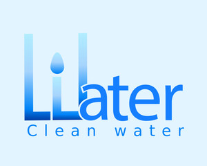 water logo design brand logo life health modern fashion logo front logo