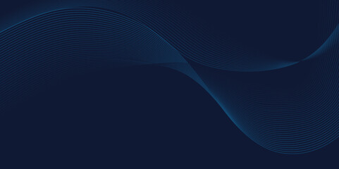 Blue Technology Background, Abstract gradient wave. Big data.Futuristic vector illustration.Stylish blue wavy pattern design wave background for website, banner, technology, marketing, wallpaper.