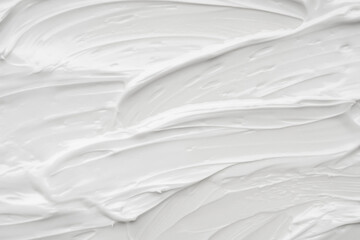 Obraz premium White lotion beauty skincare cream texture cosmetic product background