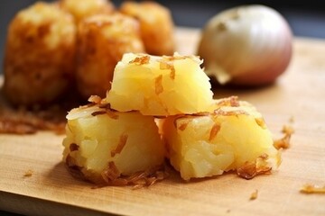 Potato Onion Chop. Generative AI