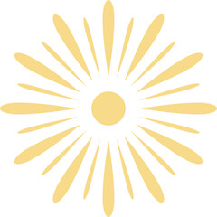 Golden firework element