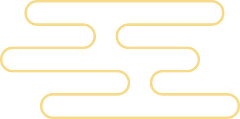 Golden chinese wind outline