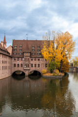 Holy Ghost Hospital in Nuremberg, Bavaria, Germany.