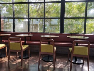 chairs and tables