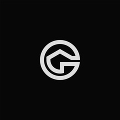 Modern letter G House logo template