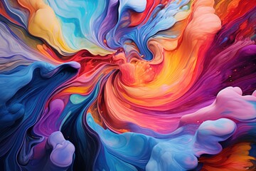 Fototapeta na wymiar morphing fluid art abstract background. Wavy curly swirl
