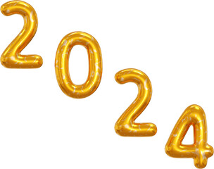 golden number 2024 new year