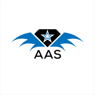 AAS letter logo. technology icon blue image on white background. AAS Monogram logo design for entrepreneur and business. AAS best icon.	
