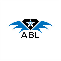 ABL letter logo. technology icon blue image on white background. ABL Monogram logo design for entrepreneur and business. ABL best icon.	
