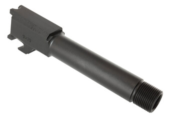 Replacement threaded pistol barrel for 9 mm bullets