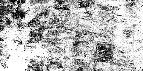 Dust overlay distress grungy effect paint. Black and white grunge seamless texture. Dust and scratches grain texture on white and black background.