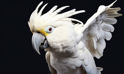 White cockatoo parrot, Generative AI