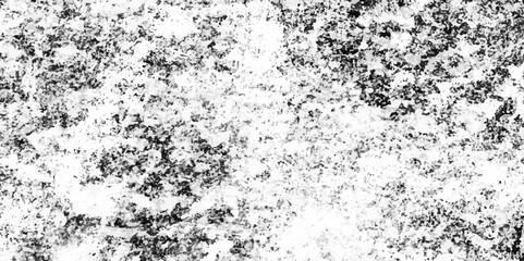 Grunge black and white seamless pattern. Monochrome abstract texture. Background of cracks, scuffs, chips, stains, ink spots, lines. Vintage pattern covering an old object,