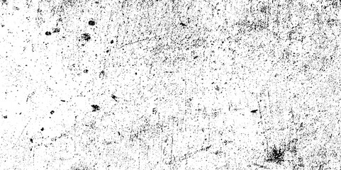 Fototapeta premium Dust overlay distress grungy effect paint. Black and white grunge seamless texture. Dust and scratches grain texture on white and black background.
