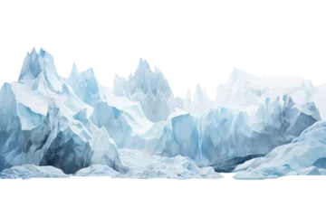 Fototapeten glacier isolated on transparent background © Olha Vietrova