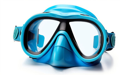 Snorkeling mask isolated on white background, Generative AI
