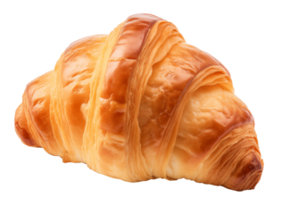 croissant isolated on white background