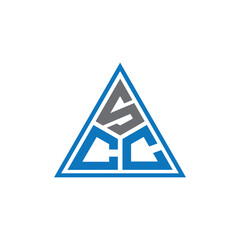 SCC logo design vector